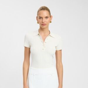 Kookai serah polo top